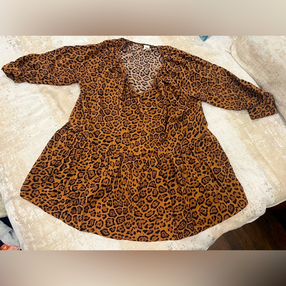 H&M Leopard Print Blouse
